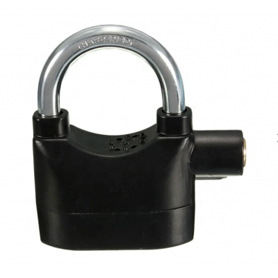 Aluminium Alloy Zinc Alarm Chrome KINBAR Padlock Alerts with Alarm Lock