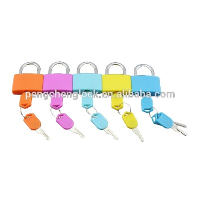 Colorful ABS plastic covered stainless steel padlock manufacturer in China  hotsale