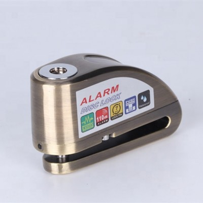 bike alarm lock safety waterproof motorcycle brake disc alarm lock bike lock