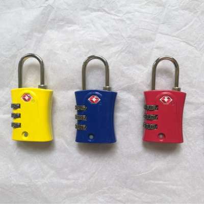 TSA 3 Digit Anti Rust Padlock Set Security Padlock for Gym, Sports, Outdoor, Combination Lock