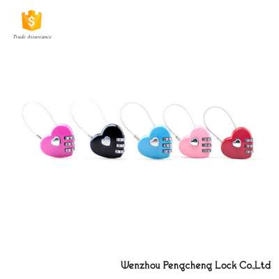 Mini sweet heart shape turn lock for leather handbag women bag twist locks