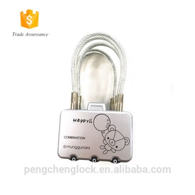 High quality aluminum code lock,padlock ,digital lock