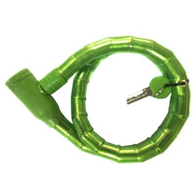 Factory  Anti - Theft Mountain Bike Locks colorful Bike Cable Lock Ring Key Lock